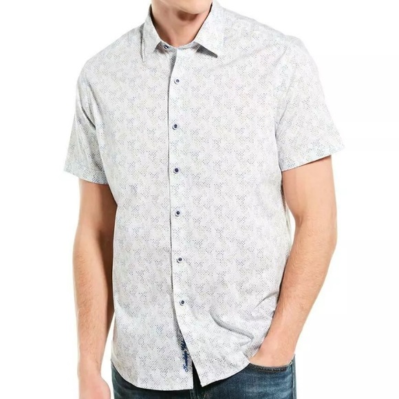 Robert Graham Balmoral Short Sleeve Shirt NWT $198 - Picture 2 of 12